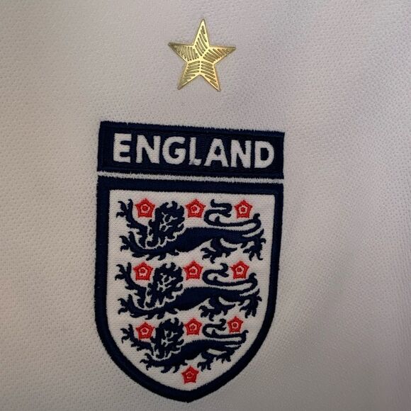 Umbro White England Men's Shirt - Picture 6 of 10